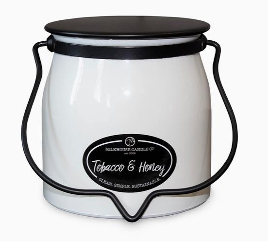 Tobacco & Honey Butter Jar Candle