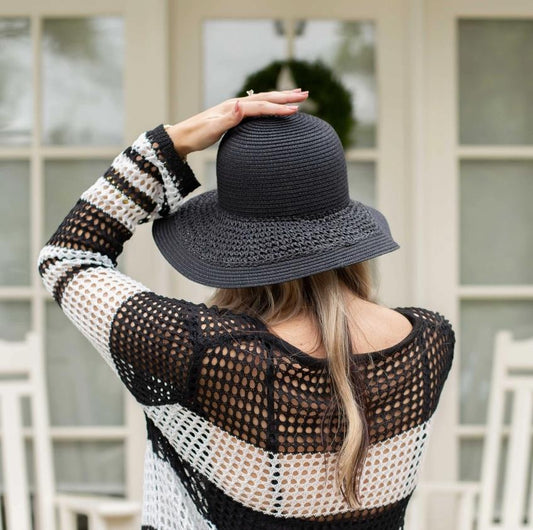 Catania Sun Hat Black