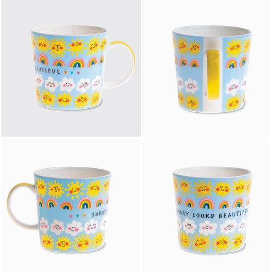 Today Looks Beautiful Bone China Mug
