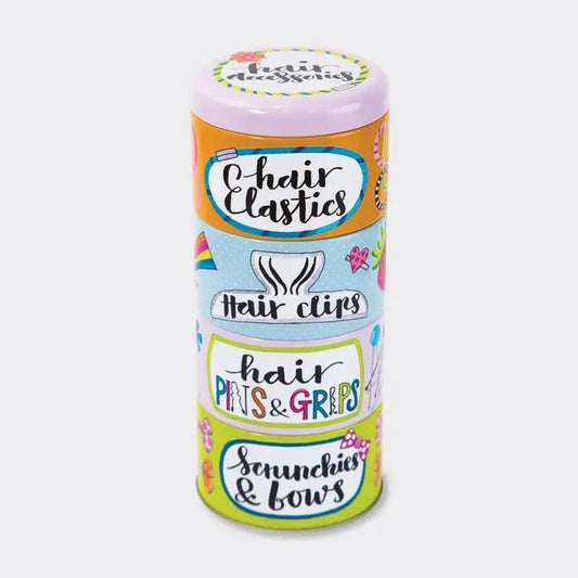 Hair Accessories Stacking Tins