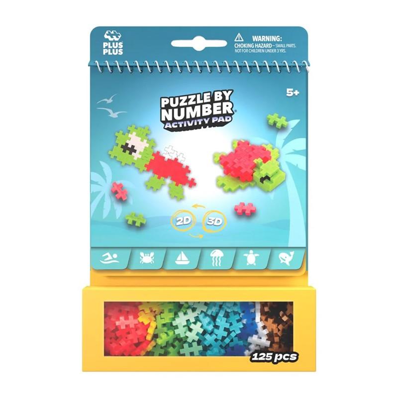 Ocean Puzzle By Number Activity Pad