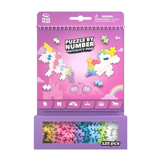 Unicorn Puzzle By Number Activity Pad