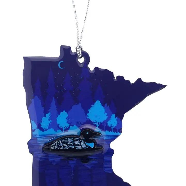 MN Loon Ornament
