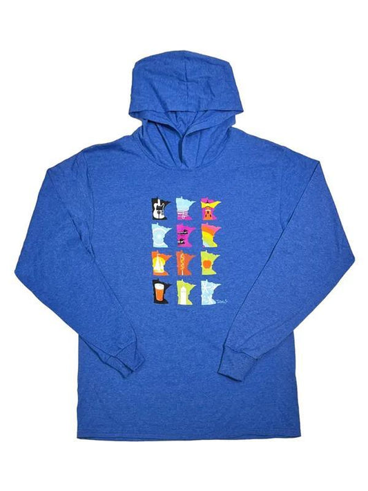 MN Months Long Sleeve Hoodie TShirt