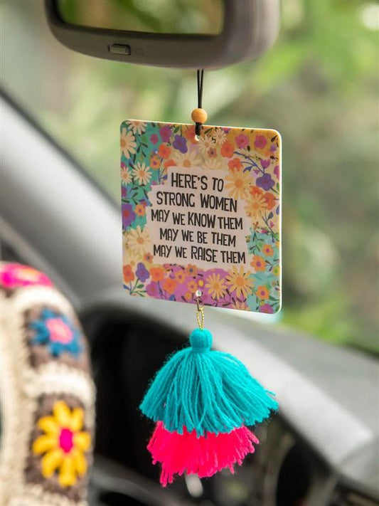 Strong Women Car Air Freshner