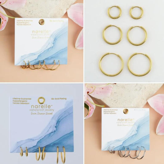 Classic Hoop Earring Trio