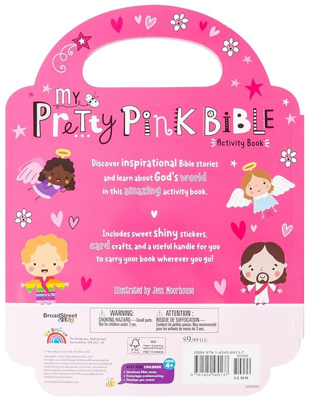 My Pretty Pink Bible Backpack Activity Book