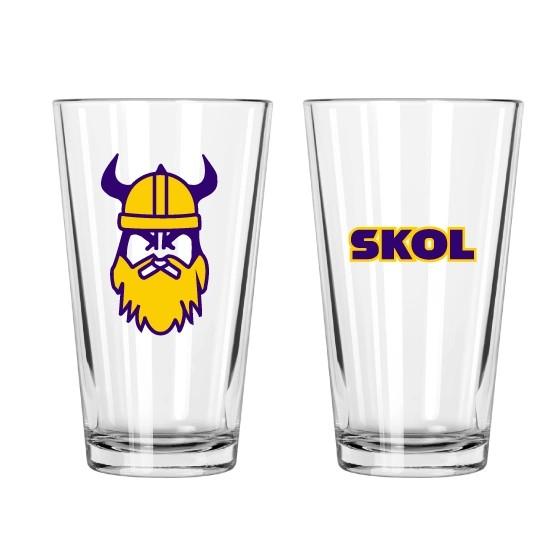 SKOL Viking Pint Glass