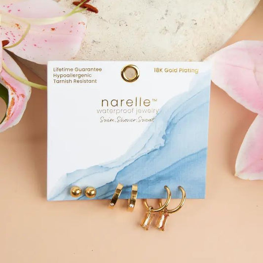 Charm Hoop Earring Trio