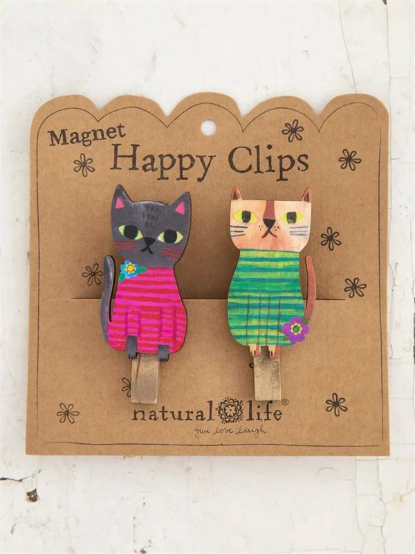 Cat Magnet Happy Clips