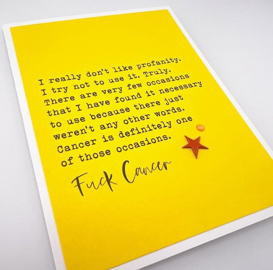 Don't Like Profanity Card