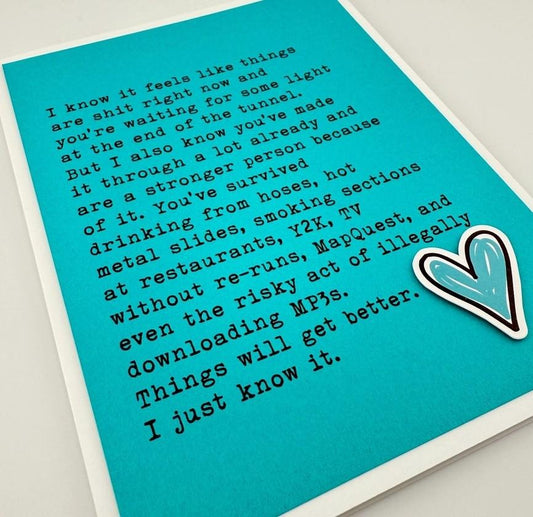 Drinking from hoses Card