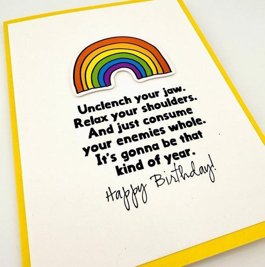 Unclench your jaw Card