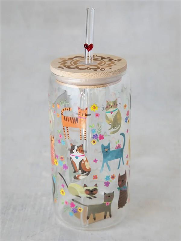 Cat Glass Tumbler
