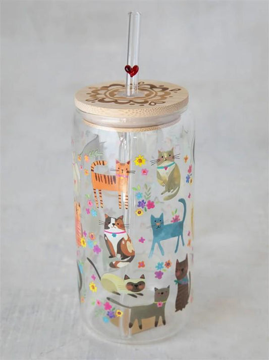 Cat Glass Tumbler