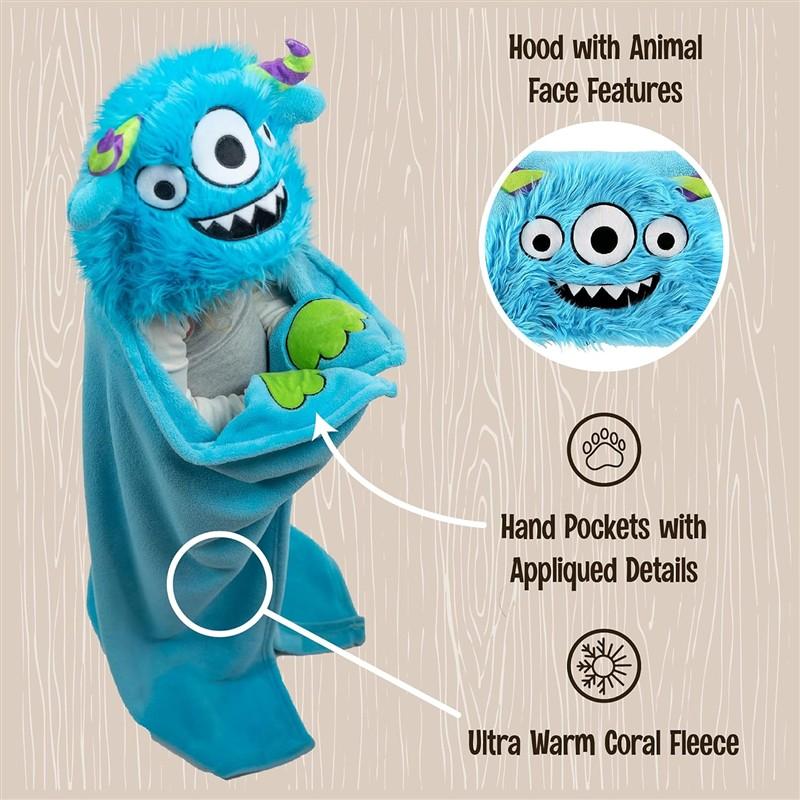Monster Hooded Blanket