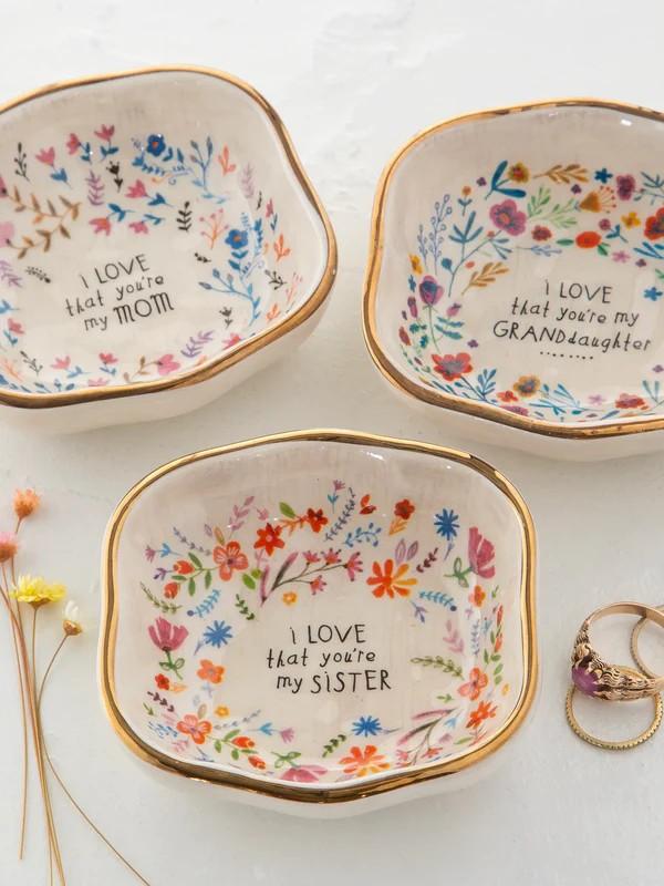 Sister Antiqued Trinket Bowl