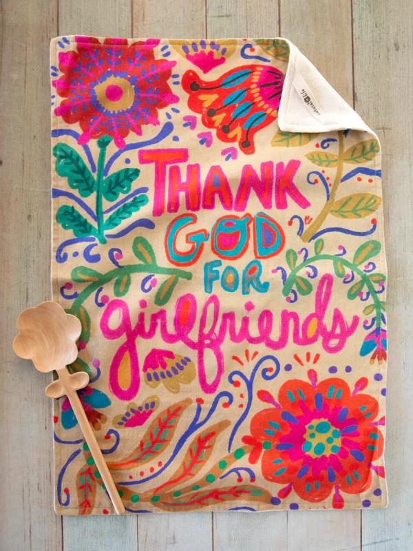 Cotton Dish Towel - Girlfriends