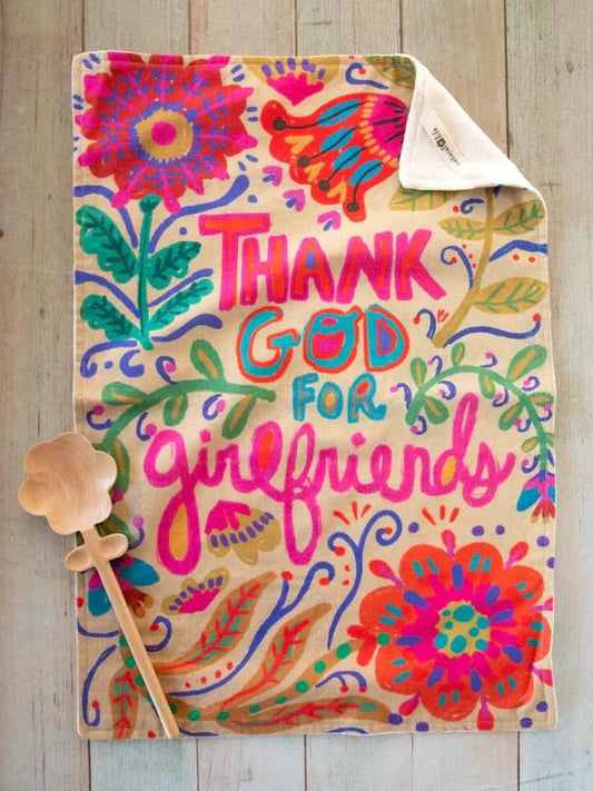 Cotton Dish Towel - Girlfriends