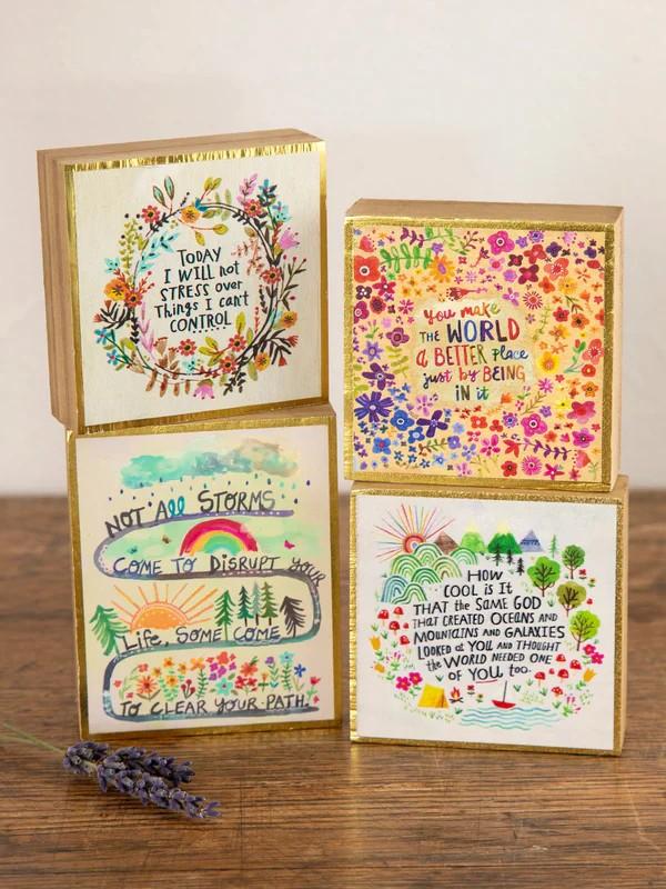 Not All Storms Tiny Block Keepsake
