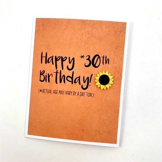 Age May Vary Card