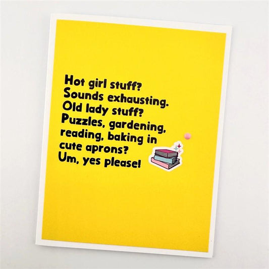 Hot Girl Stuff Card