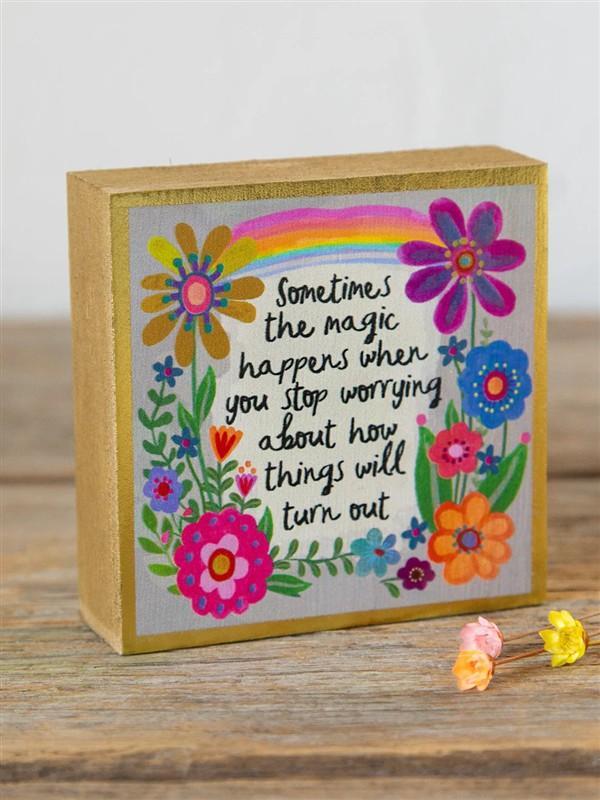 Magic Happens Tiny Block Keepsake