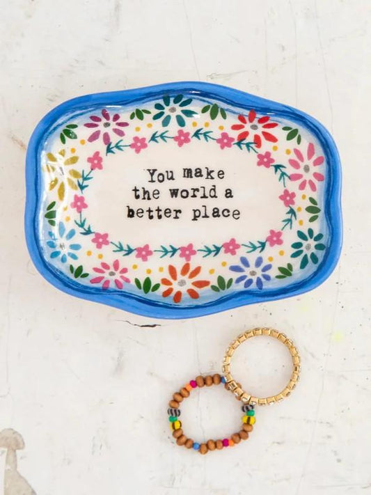 World Better Artisan Trinket Dish -