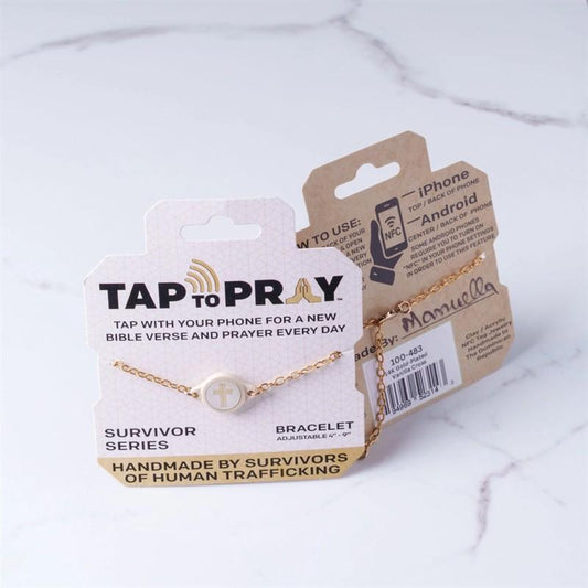 Gold Plated Tap To Pray™ Bracelet - Survivor Series