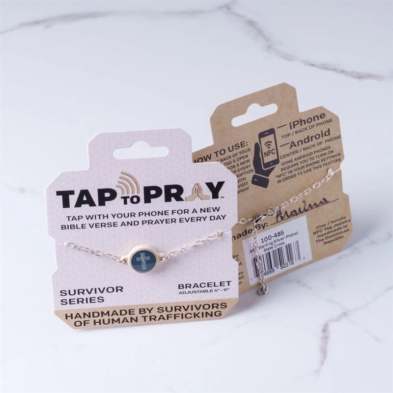 Sterling Silver Tap To Pray™ Bracelet - Survivor Series