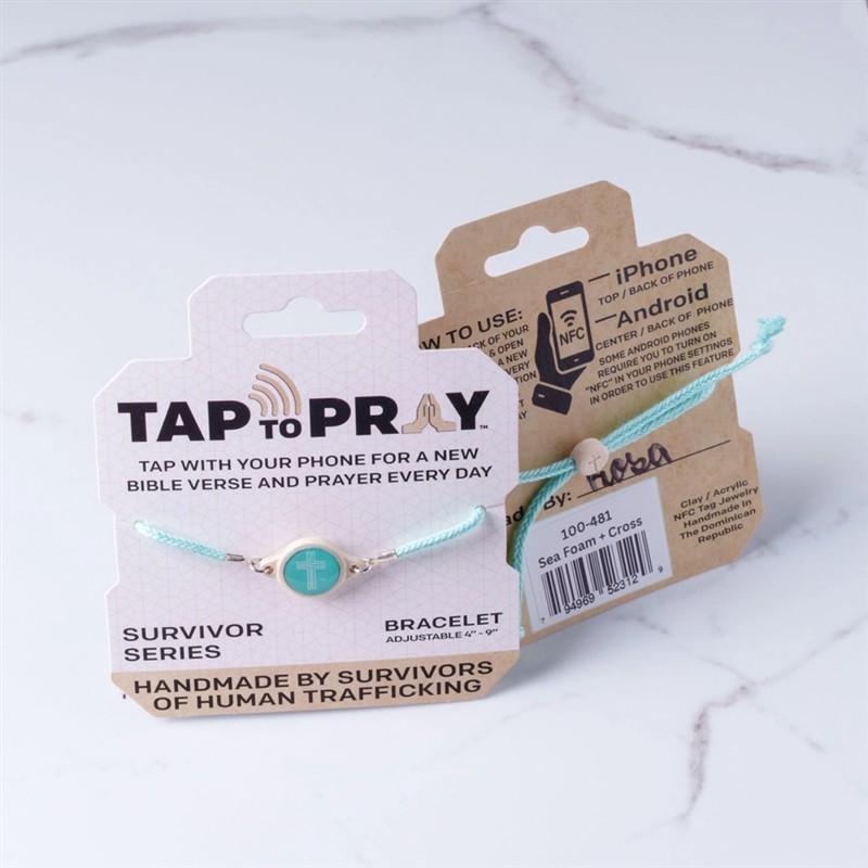 Sea Foam Tap To Pray™ Bracelet - Survivor Series
