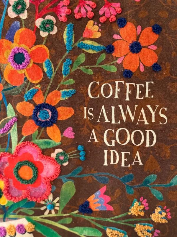 Tufted Tapestry Wall Hanging - Coffee