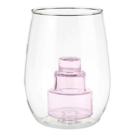 Cake Stemless Wine Glass