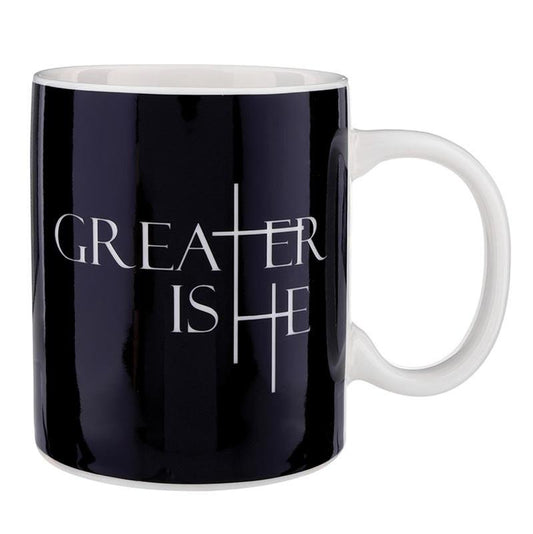 Greater is He Coffee Mug