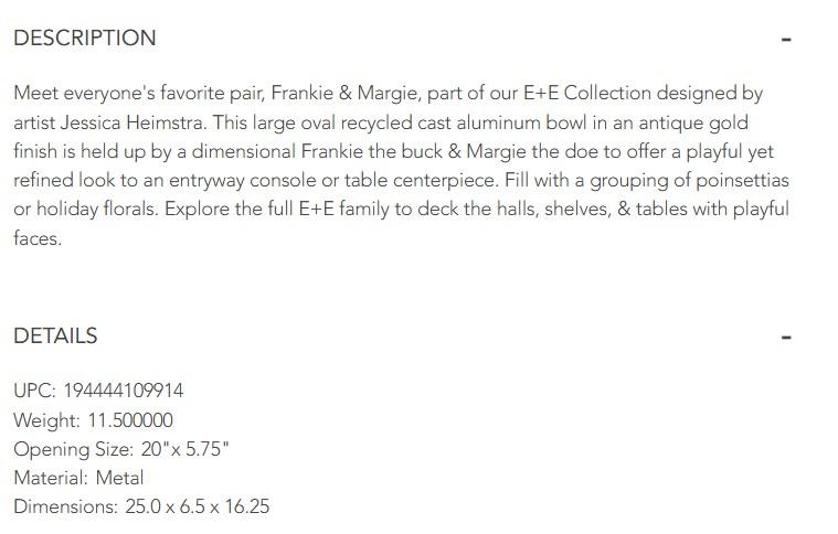 Frankie and Margie Bowl