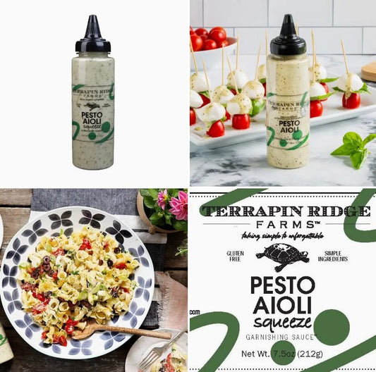 Pesto Aioli Garnishing Squeeze