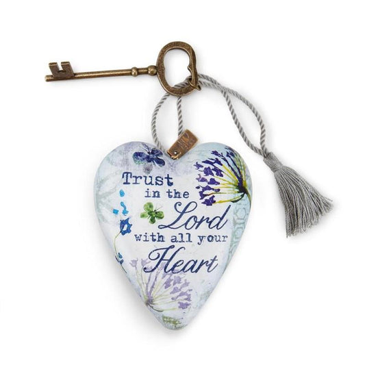 Trust In The Lord Art Heart - 3.5in