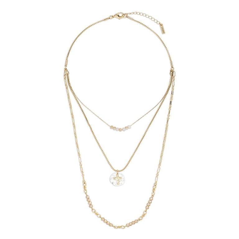 Your Journey Prayer Champagne Necklace - 24in