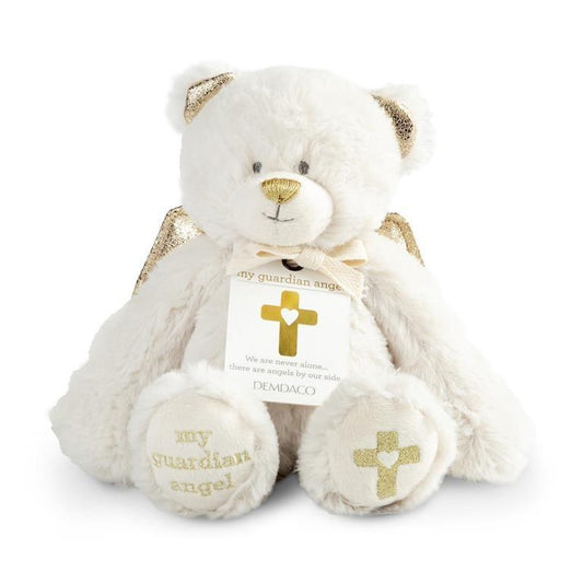 Guardian Angel Bear Plush - 7in