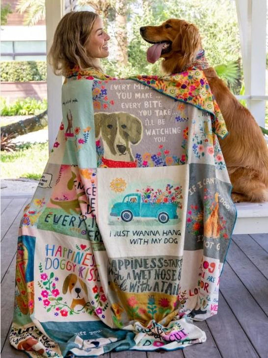 XL Dog Chirps Blanket