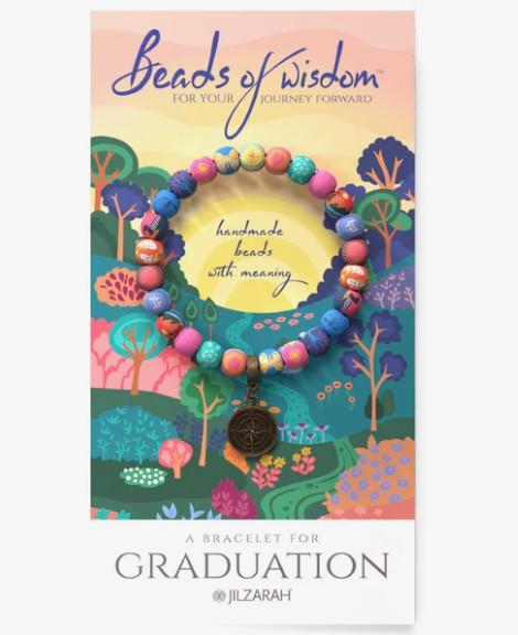Graduation Beads of Wisdom Bracelet