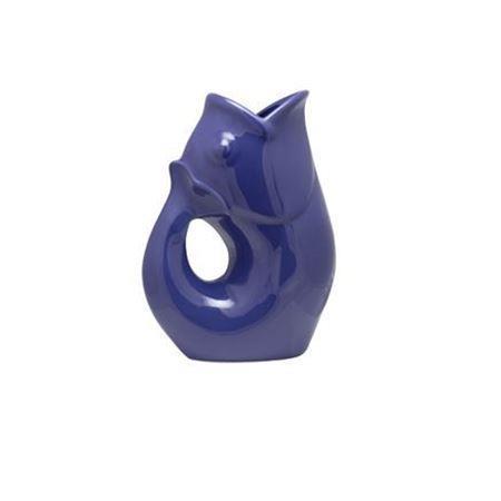 Indigo Medium Gurgle Pot