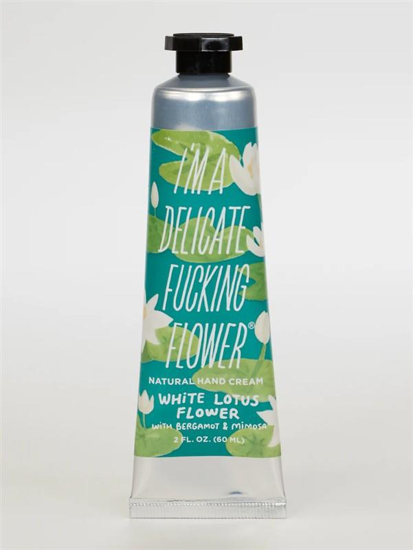 White Lotus Flower I'm a Delicate F*cking Flower Hand Cream