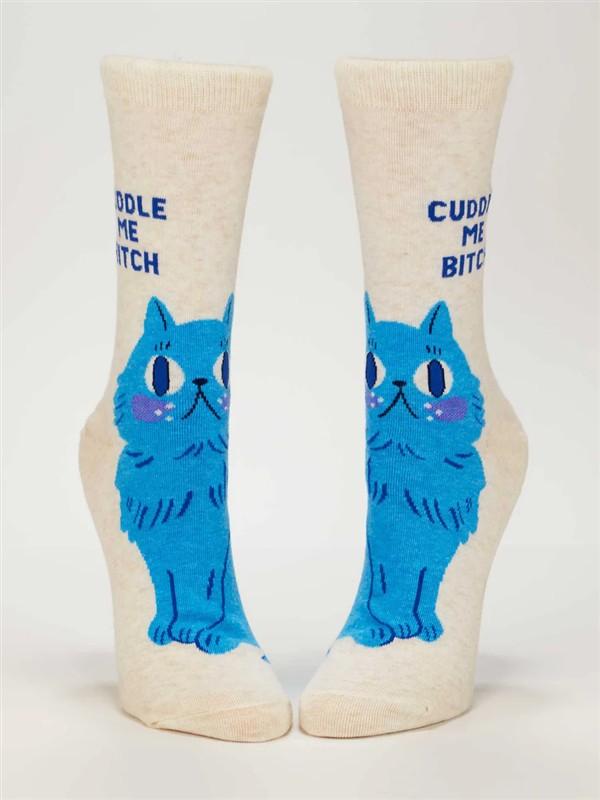 Cuddle Me Bitch W-Crew Socks