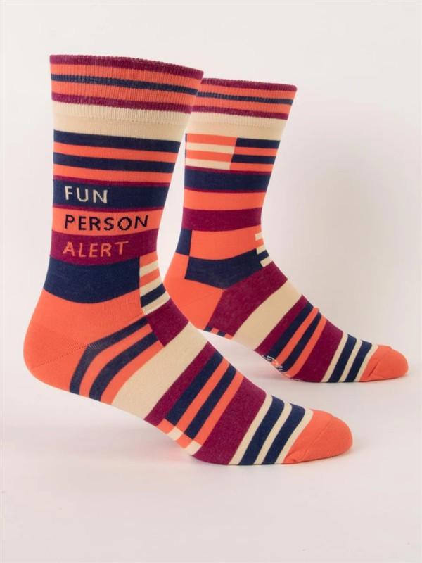 Fun Person Alert Mens Socks