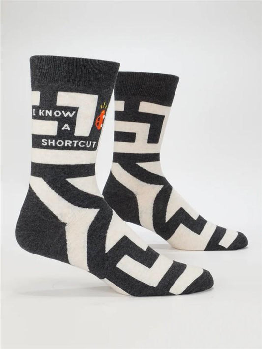 I Know A Shortcut M-Crew Socks