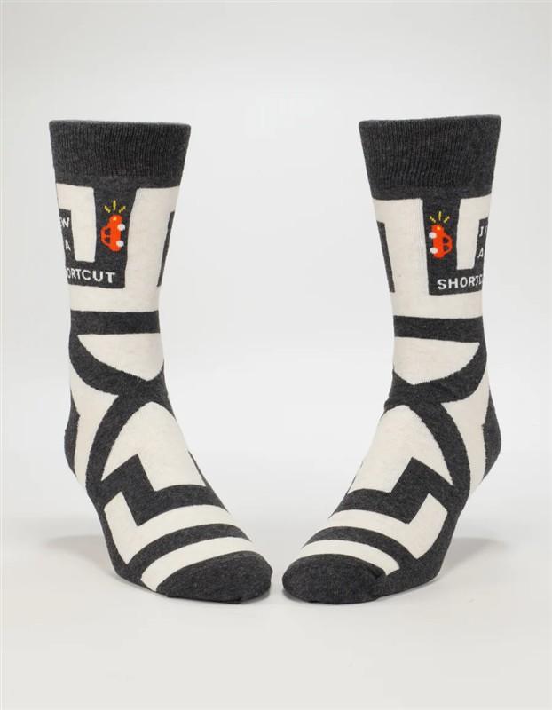 I Know A Shortcut M-Crew Socks