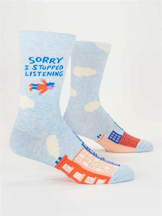 Sorry I Stopped Listening M-Crew Socks