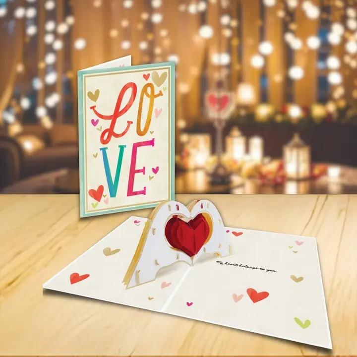 LOVE Pop Up Card