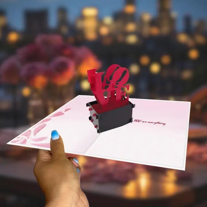 Love is Everything Pop Up Card
